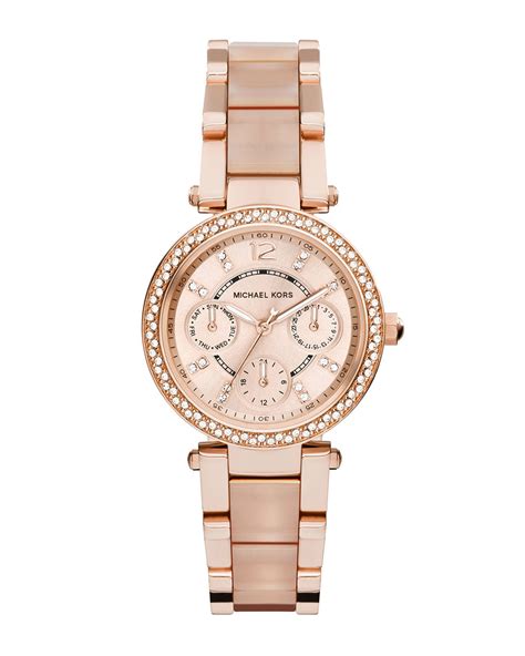 horloge michael kors mini parker|Mini Parker Rose Gold.